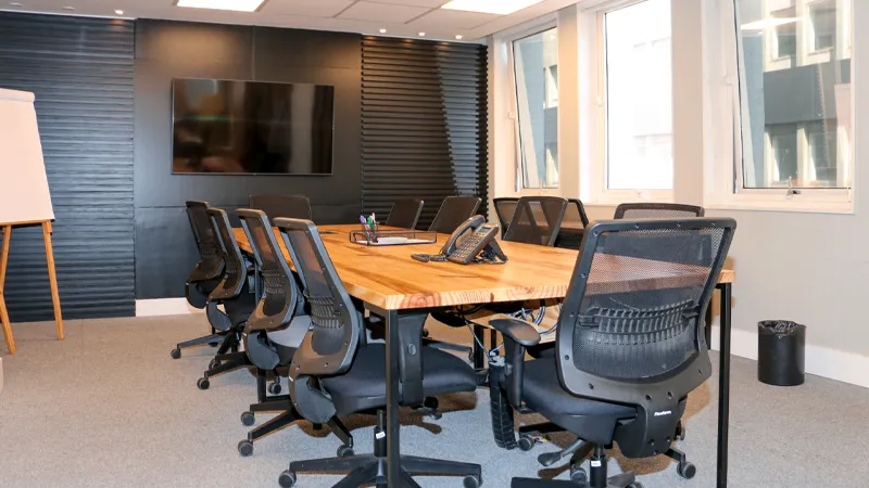 Sala de reunião Paulista 2439 — visão geral